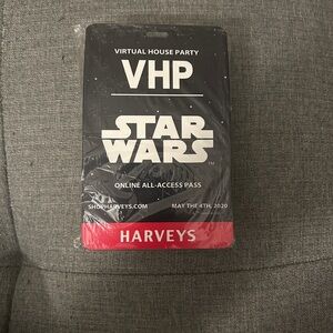 Harveys Star Wars VHP Pass - NIP